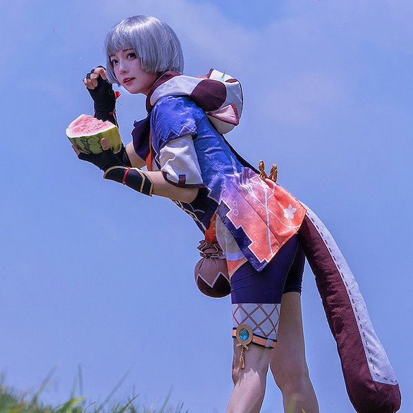 原神 Genshin げんしん 稲妻 早柚-さゆ-Sayu コスプレ衣装 コスチューム cosplay 原神 げんしん genshin 稲妻 早柚(さゆ) Sayu 終末番 忍者 コスプレ