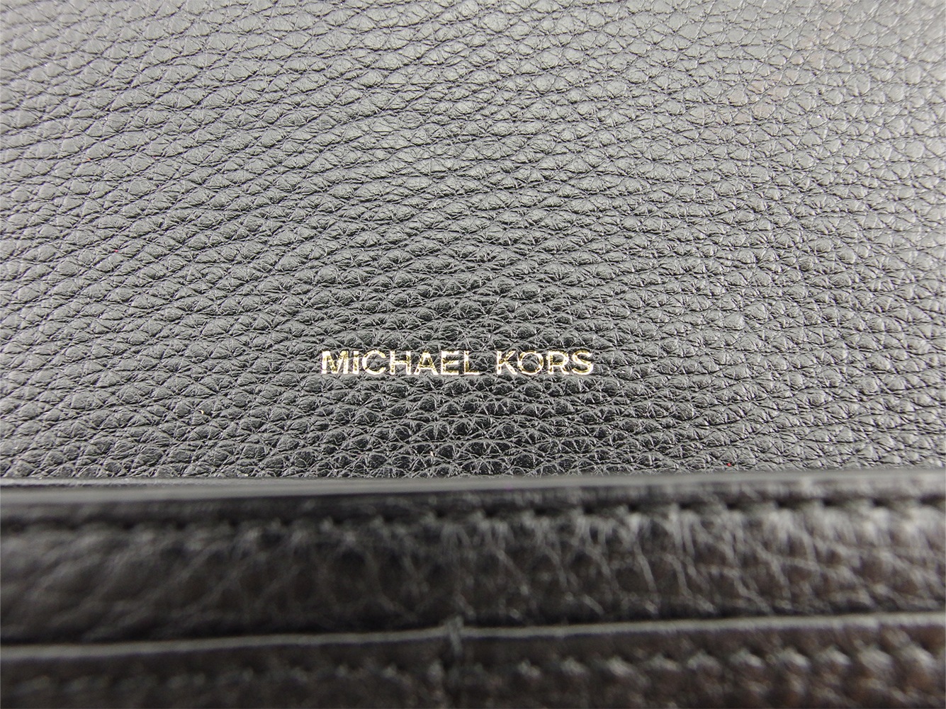 長財布 MKサークルロゴ ブラック レディース 中古 長財布 MKサークルロゴ ブラック レディース 中古