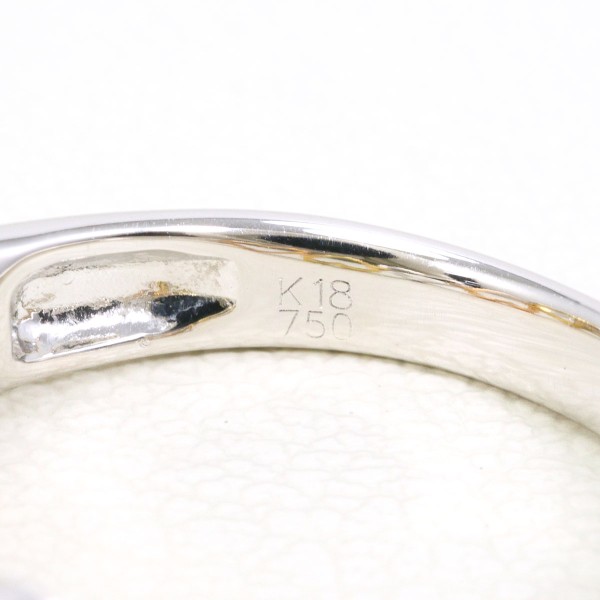 K18 18金 WGYGPG リング 指輪 9.5号 ダイヤ 0.05 ジュエリー 中古