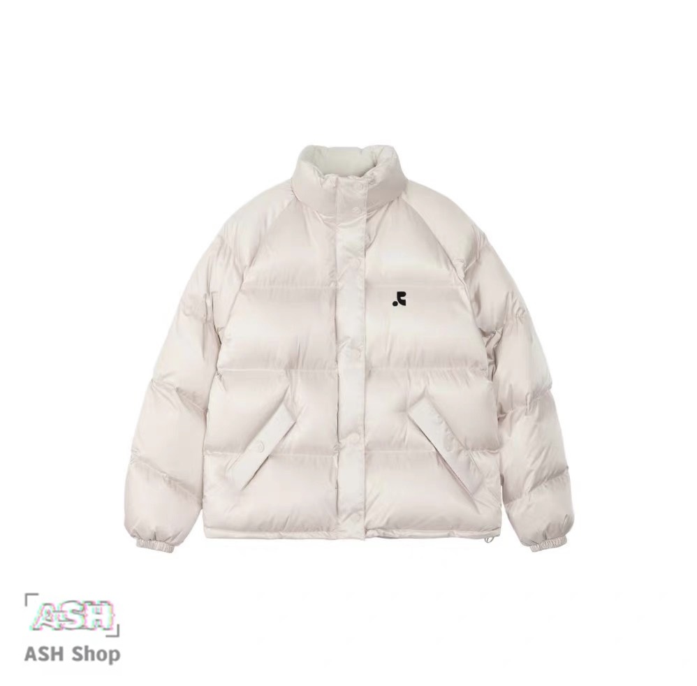 rest&recreatio nRR LOGO 無地 ミドル ボタン ダウンジャケット・コート [5カラー]