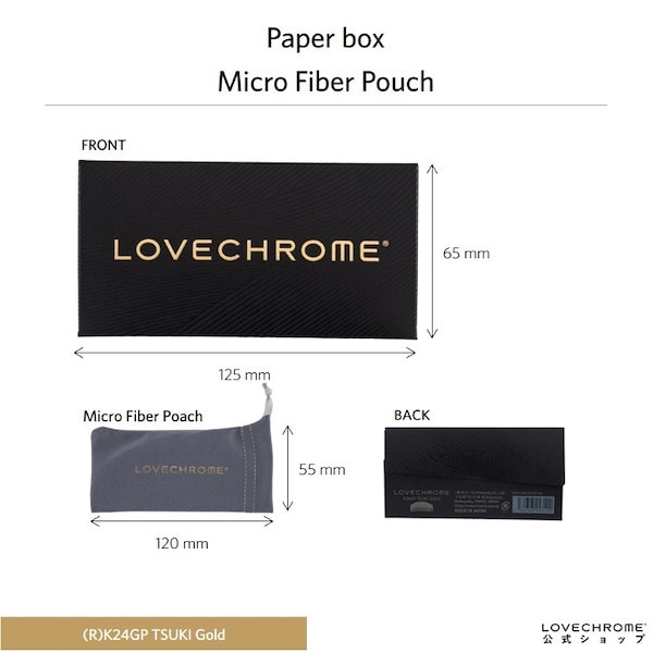 ★新品・未開封品★ LOVECHROME ラブクロム ツキ ゴールド ラブクロム (R)K24GPツキ ゴールド