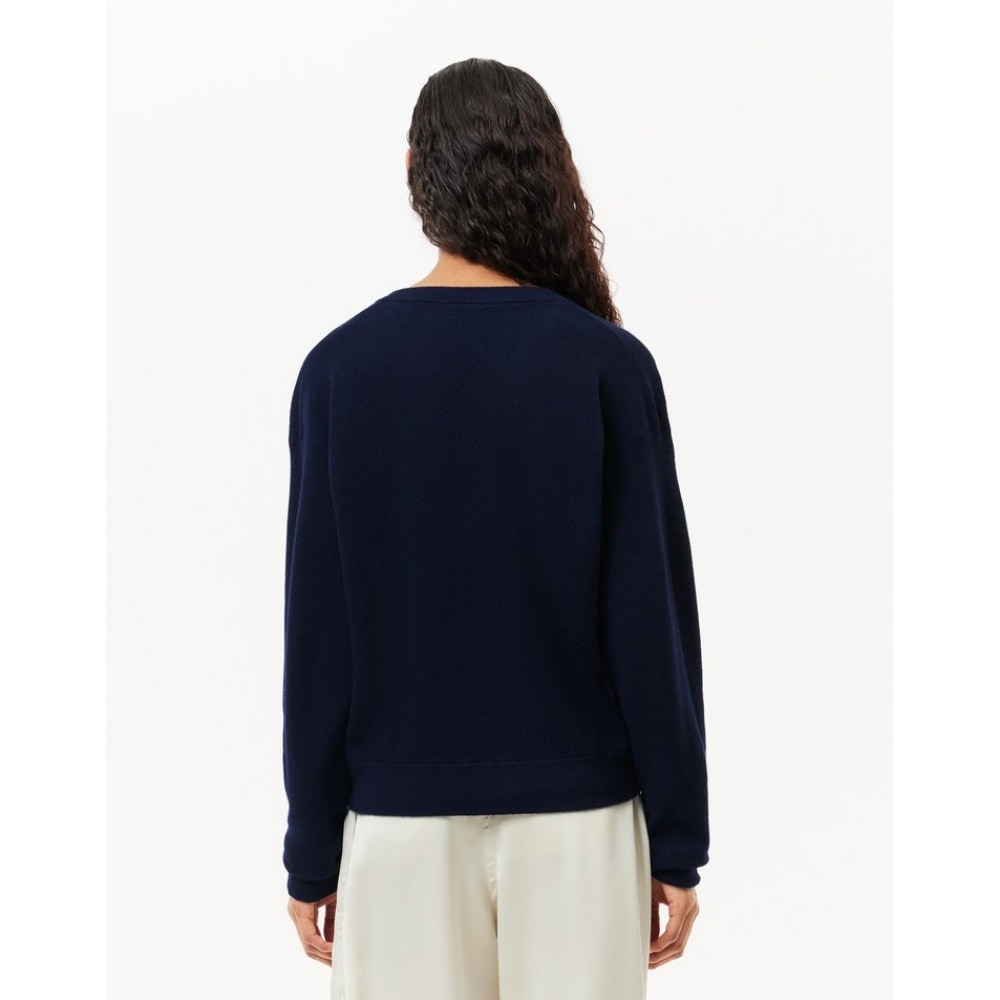 ラコステレディースリングリング V ネックセーター AF9554-54N 166 ラコステレディースリングリング V ネックセーター AF9554-54N 166