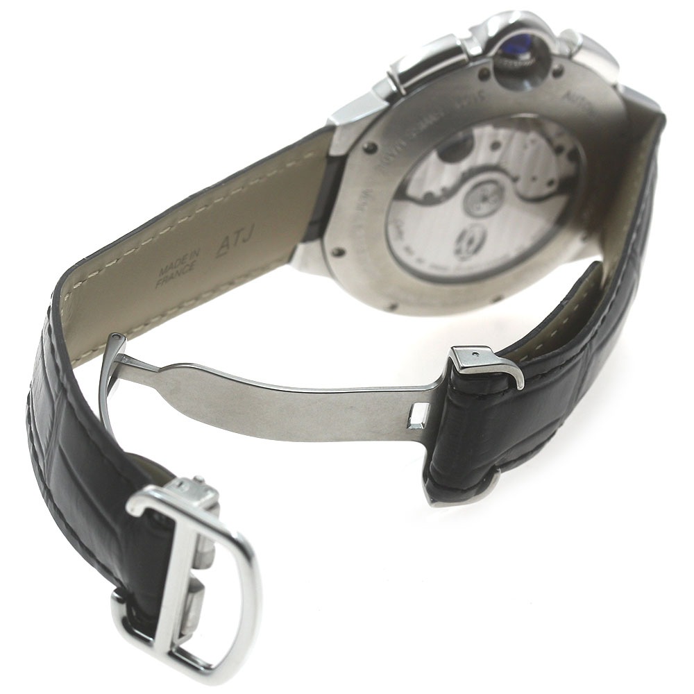 カルティエ CARTIER W6920052 バロンブルーXL クロノグラフ デイト 自動巻き メンズ 良品 _878528【中古】 カルティエ CARTIER W6920052 バロンブルーXL クロノグラフ デイト 自動巻き メンズ 良品 _878528【中古】