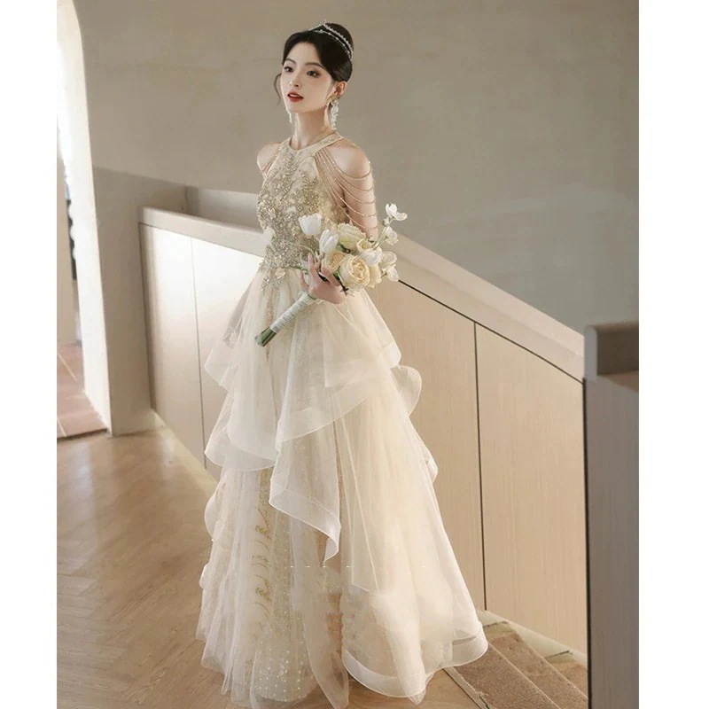 ウェディングドレス白 パーティードレスクリスマス 結婚式二次会 半袖 長袖ドレス ワンピース 前撮り Aライン マーメイド 花嫁ロングドレスお呼ばれ 20代30代40代 サイズオーダーメイド可能