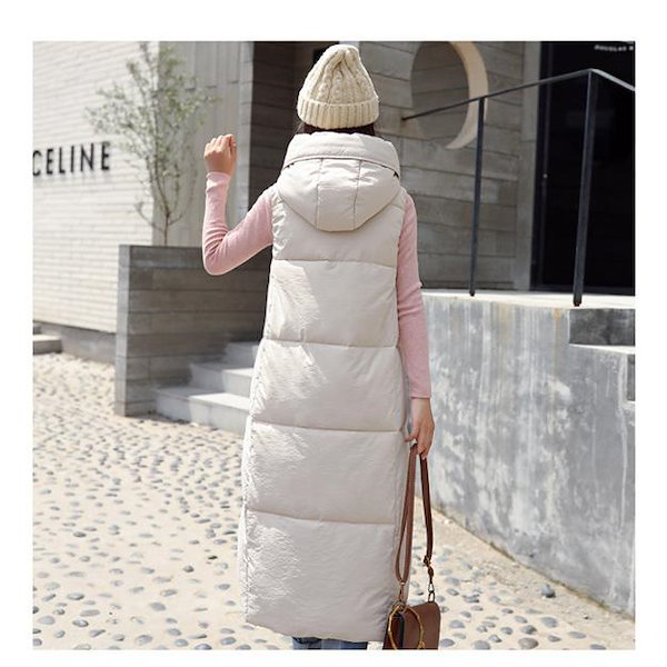 Qoo10] 超人気 ダウンベスト レディース ロング