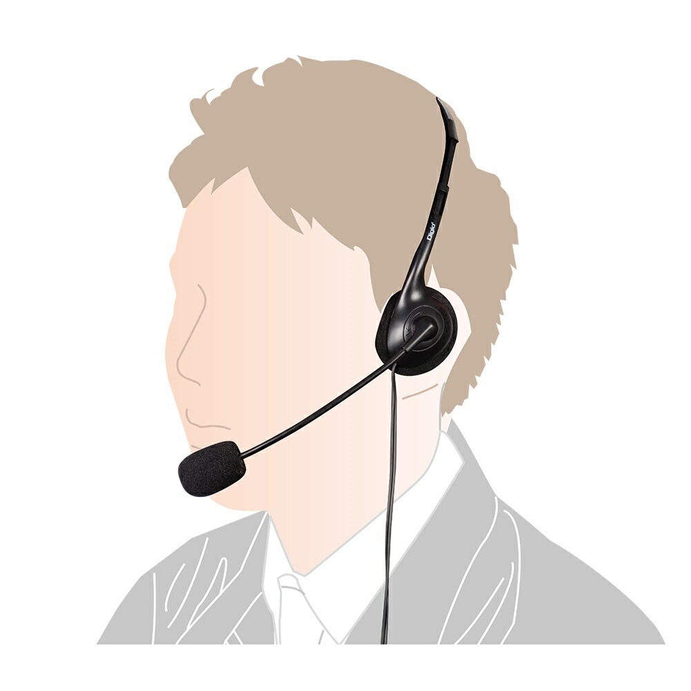 （まとめ買い）ヘッドセット ブラック MHM-M27BK [x3]