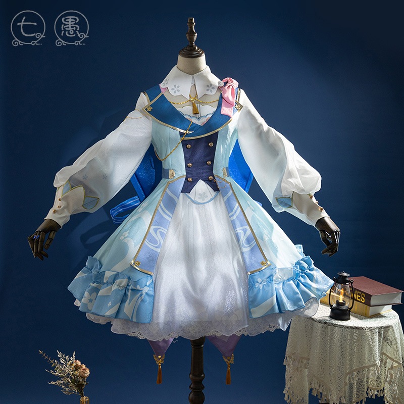 ななゆ原神 神里彩花 花手紙ゲーム ロリータ ロリータ服