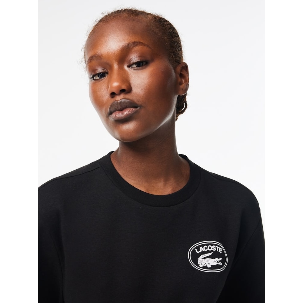 LACOSTE 女性用シグネチャープリントショートスリーブ T シャツ TF0854-54G 031 Q2NTF0854-54G031 LACOSTE 女性用シグネチャープリントショートスリーブ T シャツ TF0854-54G 031 Q2NTF0854-54G031