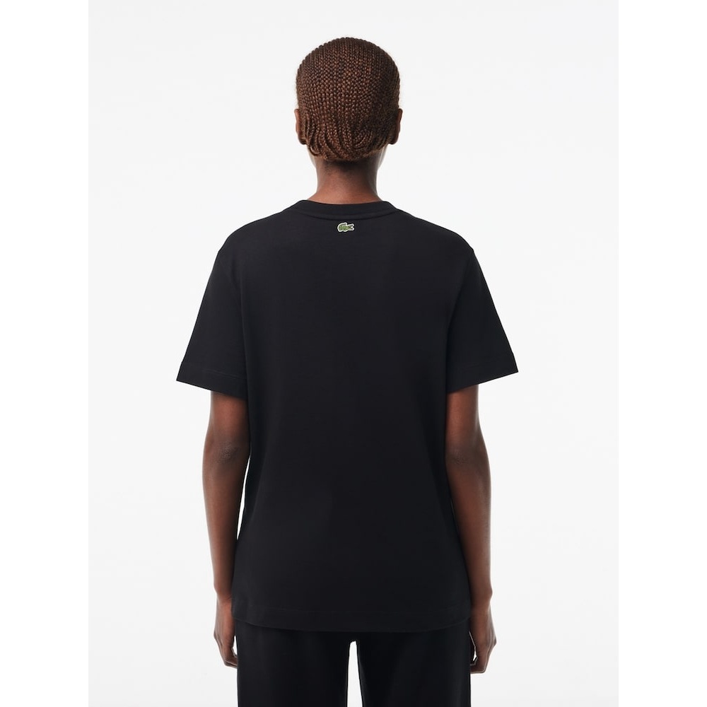 LACOSTE 女性用シグネチャープリントショートスリーブ T シャツ TF0854-54G 031 Q2NTF0854-54G031 LACOSTE 女性用シグネチャープリントショートスリーブ T シャツ TF0854-54G 031 Q2NTF0854-54G031