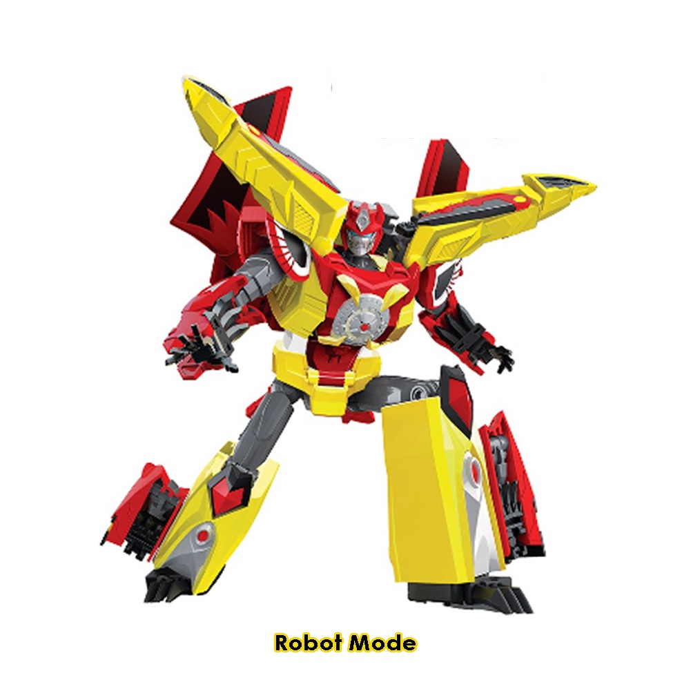 Hello Carbot King Guys - robot, eagle, lion, shark