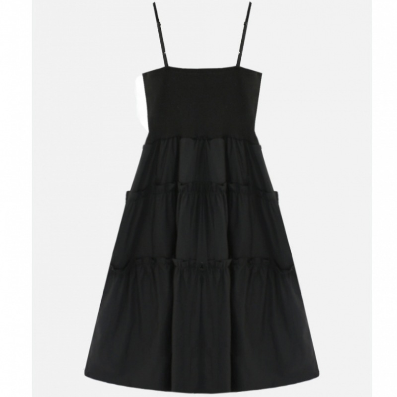 KINDABABY カンカンシャーリングミニドレス - ブラック KINDABABY カンカンシャーリングミニドレス - ブラック