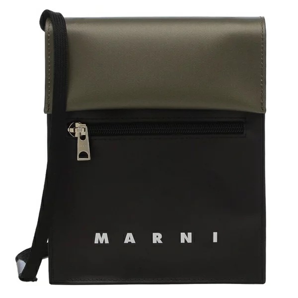 ショルダーバッグ トライベッカ ブラック カーキグリーン メンズ SBMQ0036A5 P5769 ZO955