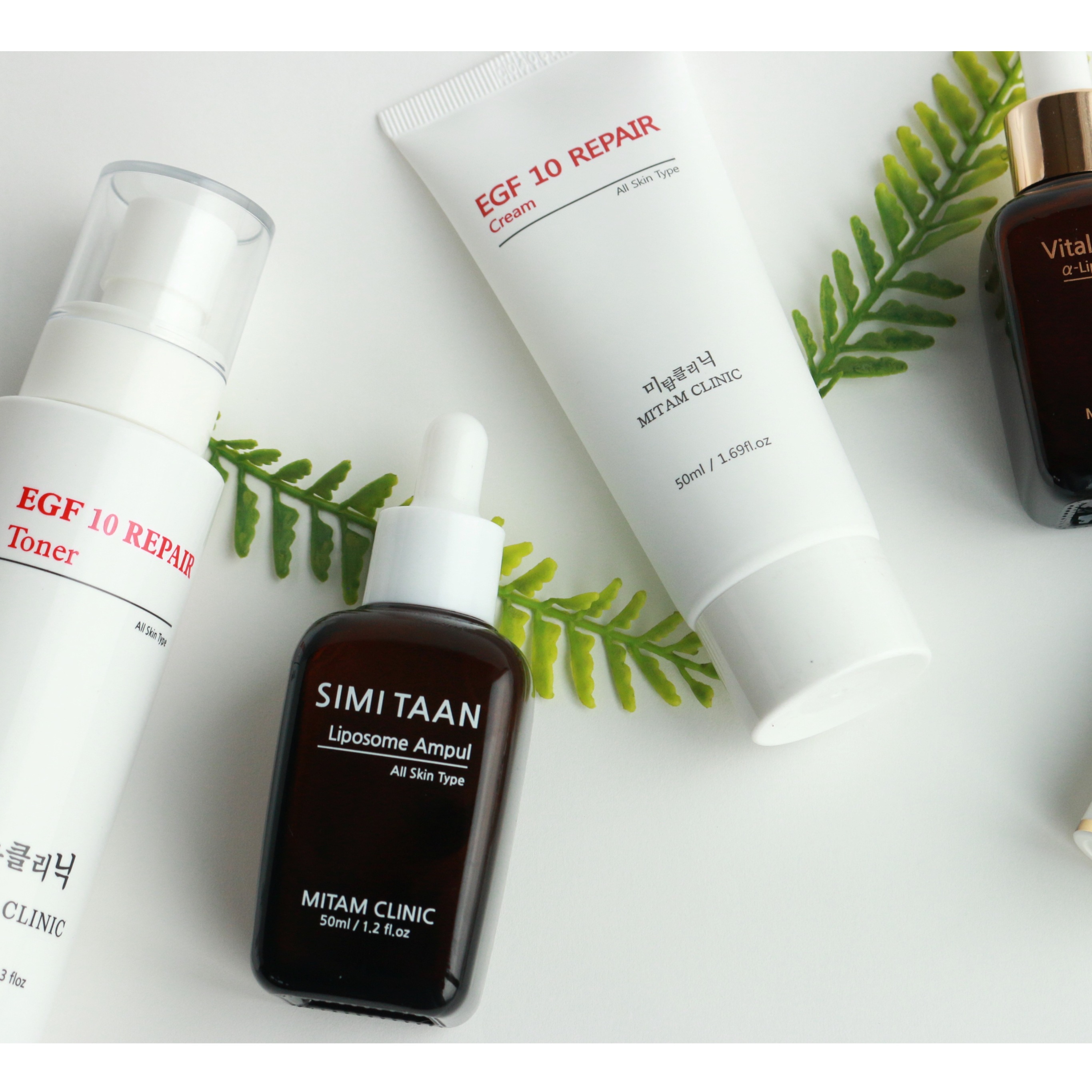 正規品] Mitam Cosme プレミアム スキンケアセット - 天然成分, EGF