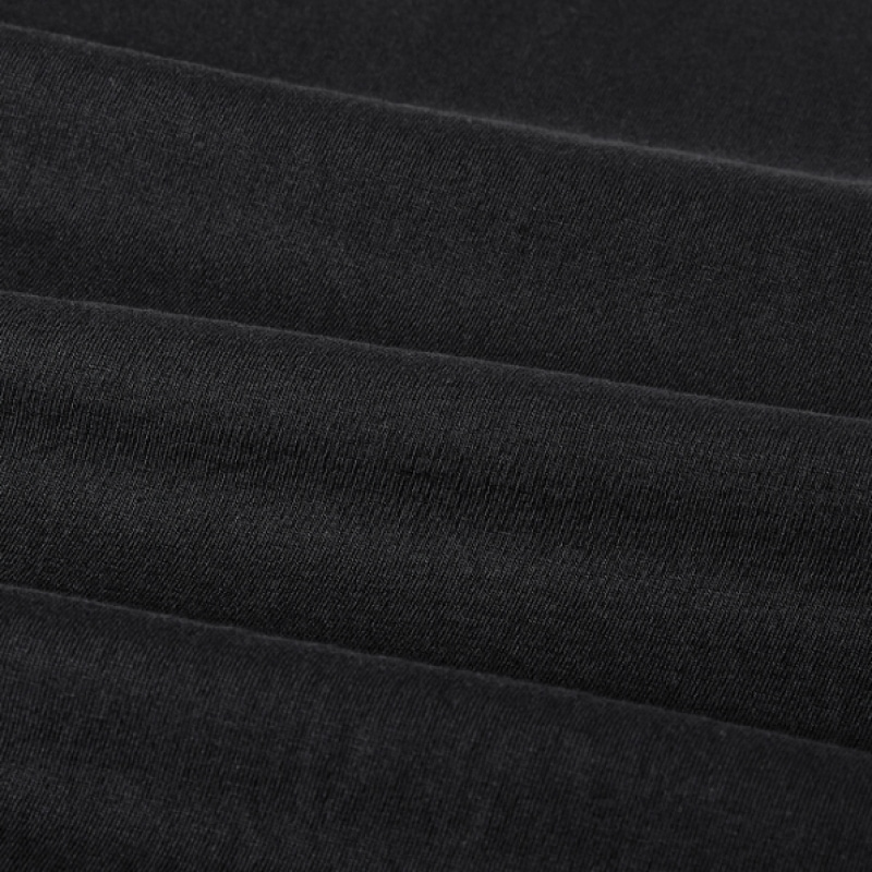 MINIMALPROJECTベーシックコットンドローイング刺繍オーバーフィット半袖TシャツMST144 [BLACK]