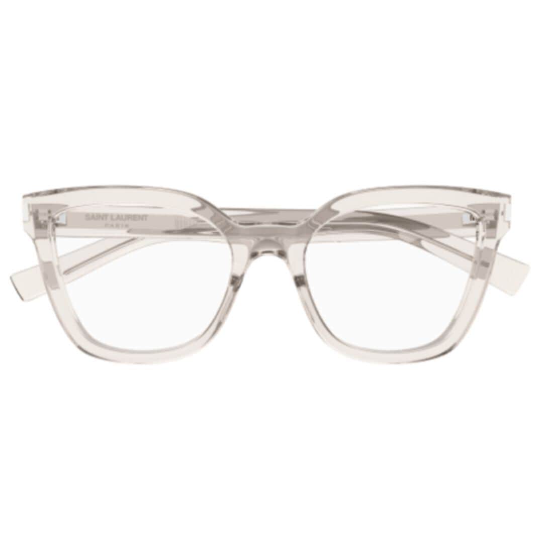 SL 748-004 BEIGE-BEIGE-TRANSPARENT 秋冬2024 サングラス・メガネ レディース ia