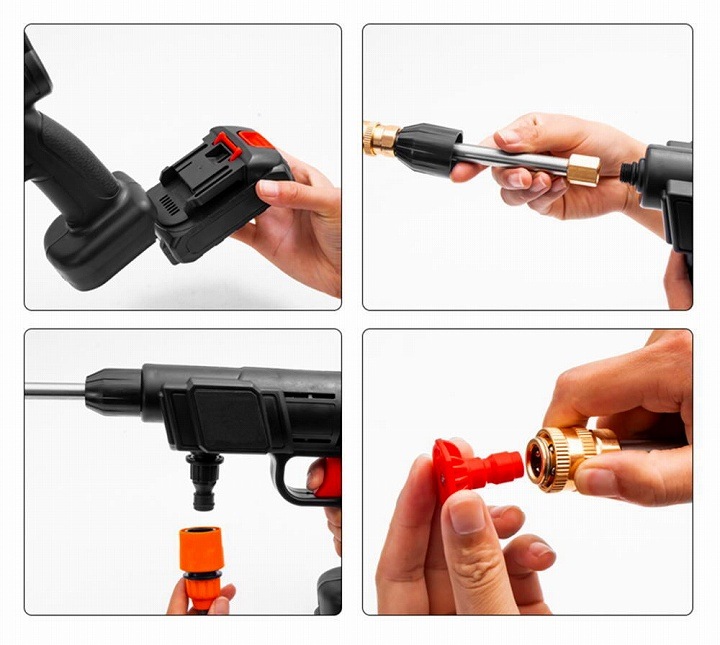 高水圧 コードレスで高圧洗浄 充電式 高圧洗浄機 DL-YU276 高水圧 コードレスで高圧洗浄 充電式 高圧洗浄機 DL-YU276