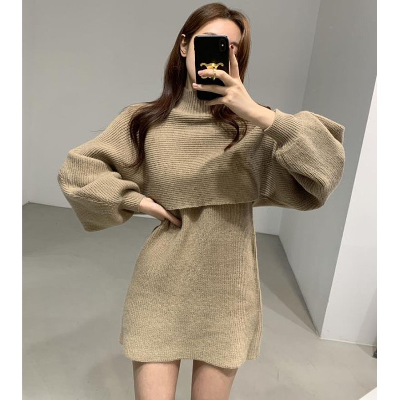 セットアップ レディース 上下セット ニットセーター ワンピース 2点セット チュニック 着やせ 大 セットアップ レディース 上下セット ニットセーター ワンピース 2点セット チュニック 着やせ 大