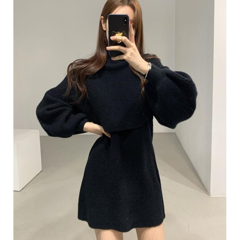 セットアップ レディース 上下セット ニットセーター ワンピース 2点セット チュニック 着やせ 大 セットアップ レディース 上下セット ニットセーター ワンピース 2点セット チュニック 着やせ 大