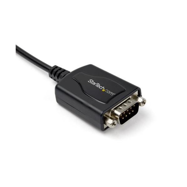 StarTech.com USB 2.0-シリアル変換アダプタ 30cm ブラック ICUSB2321X 1本 StarTech.com USB 2.0-シリアル変換アダプタ 30cm ブラック ICUSB2321X 1本