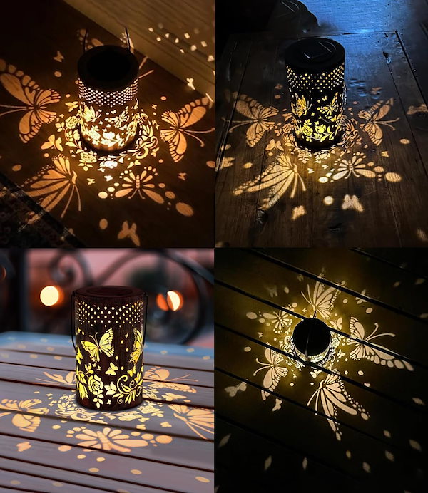 Potphieé ガーデンライト ソーラーランタン ソーラーライト 屋外 防水 Potphieé ソーラーランタン ガーデンライト ソーラー キャンドルランタン