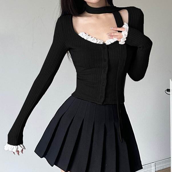 レディース トップス ニット 長袖 Vネック スリム レース 大人可愛い きれいめ シンプル おしゃれ かっこいい ラフ ガーリー クール 都会的 ナチュラル 無地 秋 冬 通勤 デート お出かけ お レディース トップス ニット 長袖 Vネック スリム レース 大人可愛い きれいめ シンプル おしゃれ かっこいい ラフ ガーリー クール 都会的 ナチュラル 無地 秋 冬 通勤 デート お出かけ お