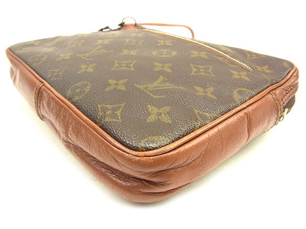 ルイ ヴィトン LOUIS VUITTON クラッチバッグ セカンドバッグ レディース メンズ 可 モノグラム PVC×レザー 廃盤 レア 人気 【中古】 T614 . ルイ ヴィトン LOUIS VUITTON クラッチバッグ セカンドバッグ レディース メンズ 可 モノグラム PVC×レザー 廃盤 レア 人気 【中古】 T614 .