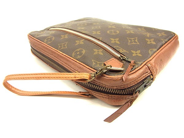 ルイ ヴィトン LOUIS VUITTON クラッチバッグ セカンドバッグ レディース メンズ 可 モノグラム PVC×レザー 廃盤 レア 人気 【中古】 T614 . ルイ ヴィトン LOUIS VUITTON クラッチバッグ セカンドバッグ レディース メンズ 可 モノグラム PVC×レザー 廃盤 レア 人気 【中古】 T614 .