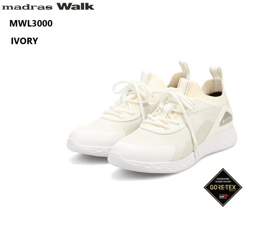 (マドラスウォーク)madras Walk MWL3000 GORE-TEX レディス フライニットカジュアルスニーカー 本体をフライニットと人工皮革とのコンビネーションにデザインされた年間を通して (マドラスウォーク)madras Walk MWL3000 GORE-TEX レディス フライニットカジュアルスニーカー 本体をフライニットと人工皮革とのコンビネーションにデザインされた年間を通して