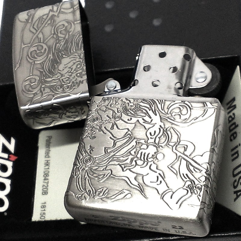 ZIPPO 和柄 風神雷神 ジッポ ライター アンティークニッケル 4面連続加工 かっこいい 彫刻 シルバー 4面加工 お守り 神様 ニッケル古美 渋い メンズ プレゼント ギフト ZIPPO 和柄 風神雷神 ジッポ ライター アンティークニッケル 4面連続加工 かっこいい 彫刻 シルバー 4面加工 お守り 神様 ニッケル古美 渋い メンズ プレゼント ギフト