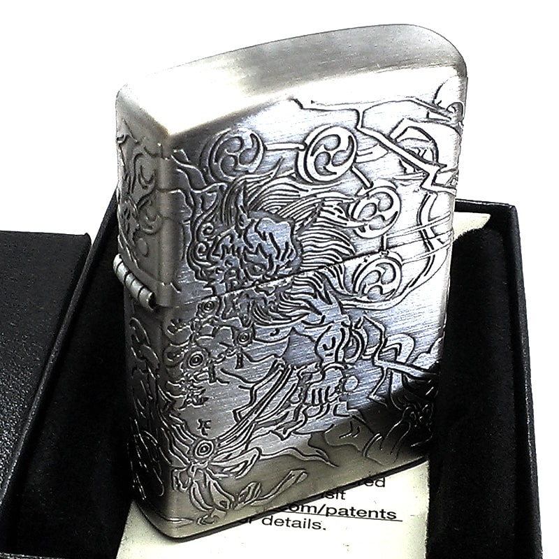 ZIPPO 和柄 風神雷神 ジッポ ライター アンティークニッケル 4面連続加工 かっこいい 彫刻 シルバー 4面加工 お守り 神様 ニッケル古美 渋い メンズ プレゼント ギフト ZIPPO 和柄 風神雷神 ジッポ ライター アンティークニッケル 4面連続加工 かっこいい 彫刻 シルバー 4面加工 お守り 神様 ニッケル古美 渋い メンズ プレゼント ギフト