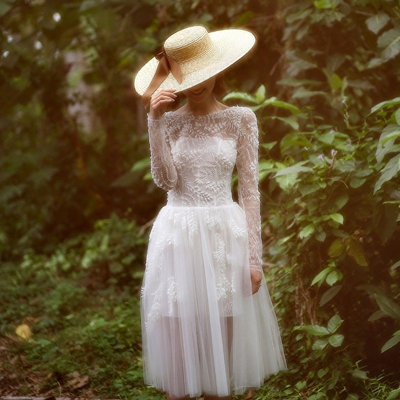 ウエディングミニドレス オフホワイト 安い 結婚式 ミニドレスワンピース 発表会 披露宴 超美品 パ 演奏会