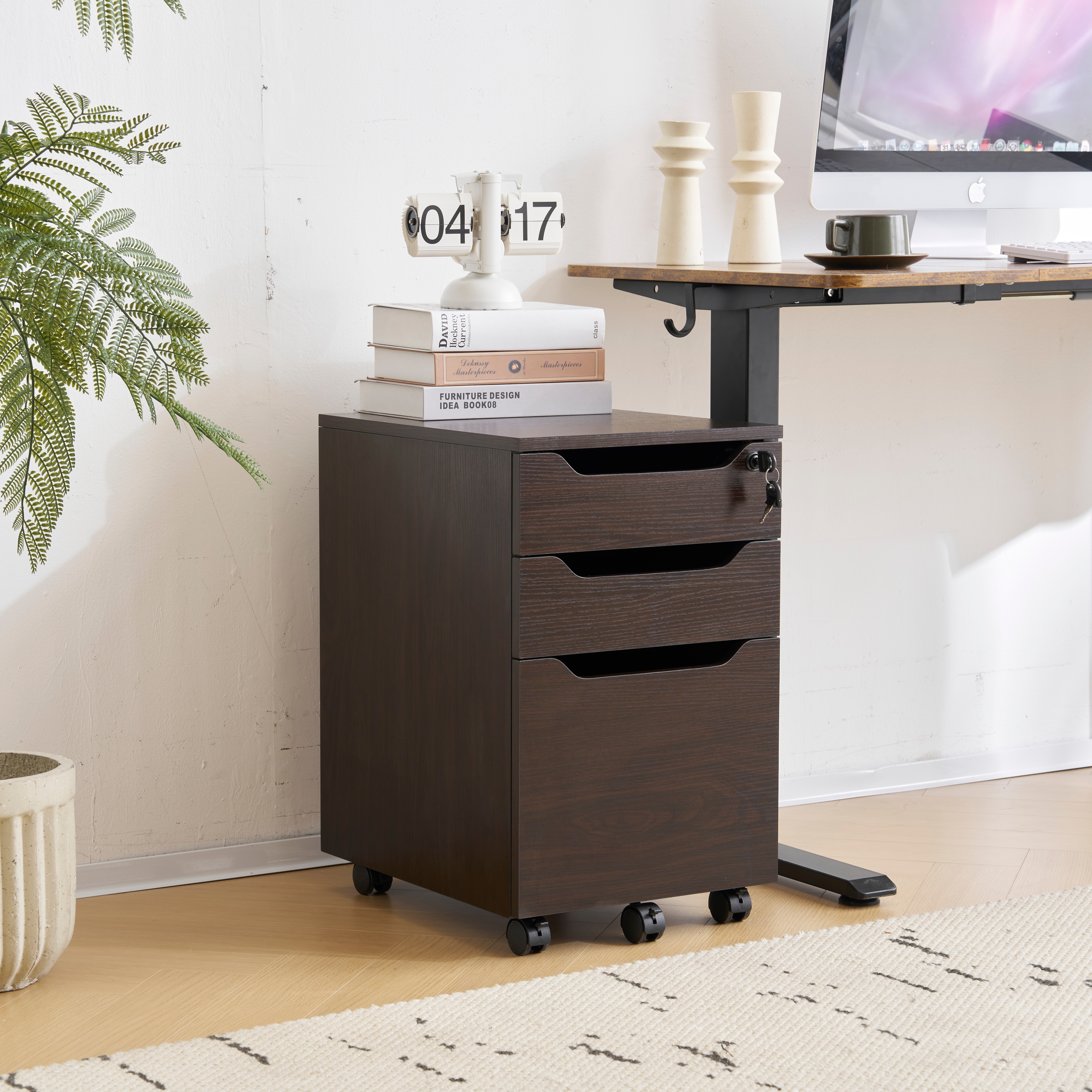 【本日限り激安SALE】【国内即発送】【人気商品】デスクワゴン サイドワゴン ラック 鍵付き キャスター付き 脇机 オフィス クルミ 【本日限り激安SALE】【国内即発送】【人気商品】デスクワゴン サイドワゴン ラック 鍵付き キャスター付き 脇机 オフィス クルミ