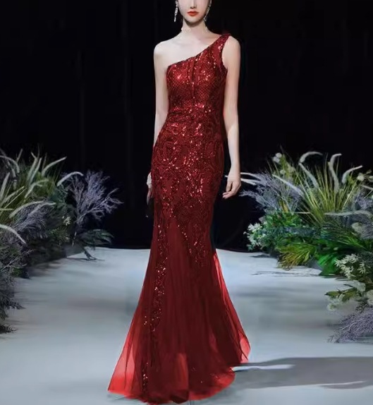 レディース ドレス パーティードレス ロング マキシ 袖なし ノースリーブ ワンショルダー スリム 細身 フィッシュテール スパンコール 異国風 大人可愛い きれいめ 上品 おしゃれ こなれ感 クール レディース ドレス パーティードレス ロング マキシ 袖なし ノースリーブ ワンショルダー スリム 細身 フィッシュテール スパンコール 異国風 大人可愛い きれいめ 上品 おしゃれ こなれ感 クール