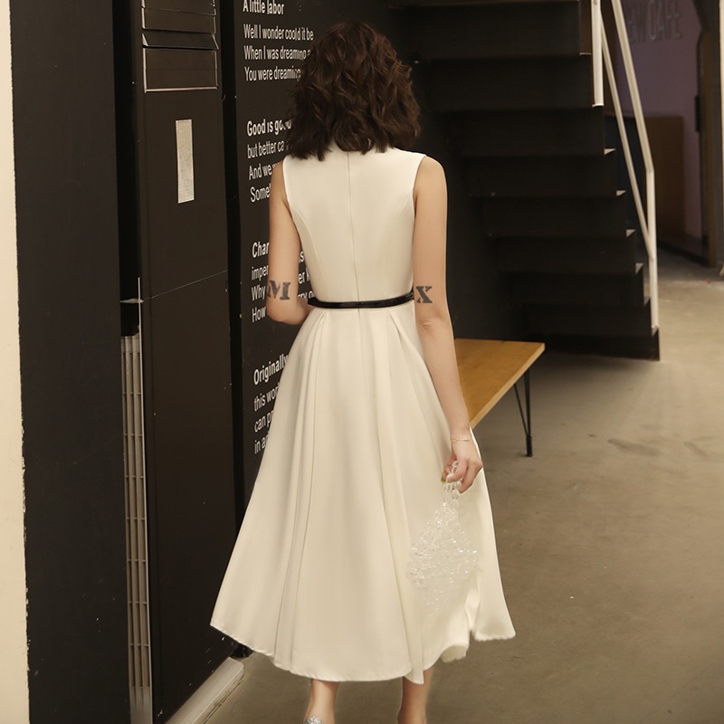 おしゃれ 気質 スリミング イブニングドレス ウエスト引き締め スリットドレス ワンピース ブライズメイド服 発表会演奏会 二次会 ロングワンピース