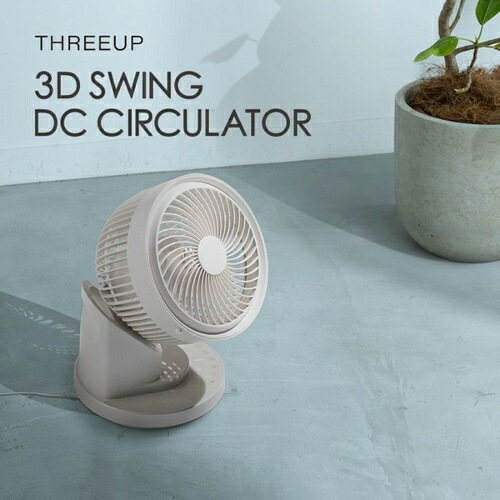 DCサーキュレーター 節電センサー付 3Dスイング 360 32畳 ホワイト CF-T2424WH