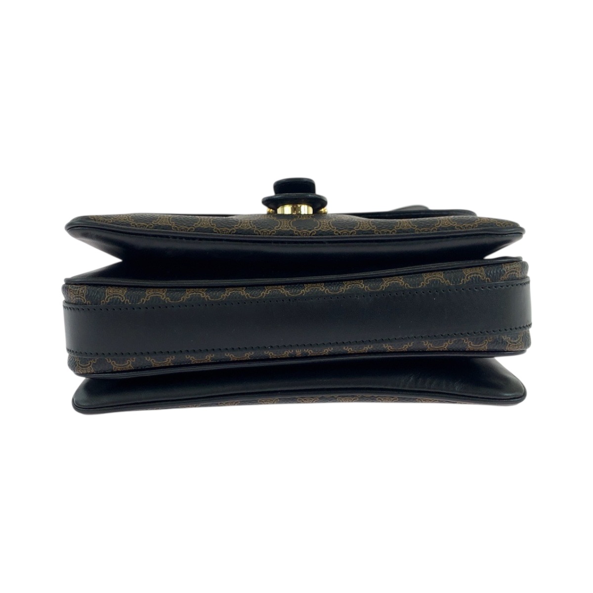 美品 ヴィンテージ マカダム ブラック ダークブラウン ゴールド金具 PVC ショルダーバッグ ポシェット レディース 503345 美品 ヴィンテージ マカダム ブラック ダークブラウン ゴールド金具 PVC ショルダーバッグ ポシェット レディース 503345