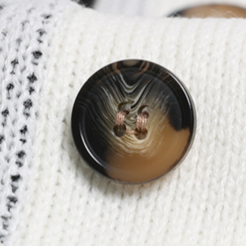 (ジュアンズ) オーバーフィット 3ラインスクエアチェックニットカーディガン OSCD5052 (ジュアンズ) オーバーフィット 3ラインスクエアチェックニットカーディガン OSCD5052