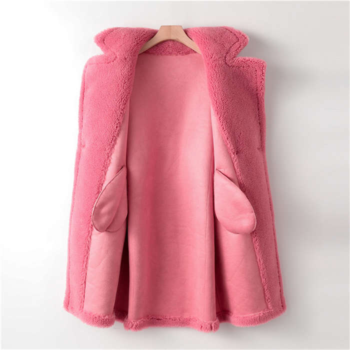 【2枚購入で100円OFF】ボアコート レディース ロングコート ボア コート 秋冬 アウター ダブル チェスター 折襟 ムートンコート もこもこ 高見え ボアジャケット ウール ファー 防風 オ