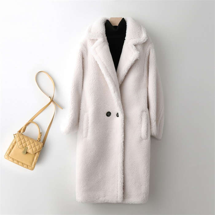 【2枚購入で100円OFF】ボアコート レディース ロングコート ボア コート 秋冬 アウター ダブル チェスター 折襟 ムートンコート もこもこ 高見え ボアジャケット ウール ファー 防風 オ