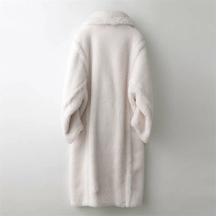 【2枚購入で100円OFF】ボアコート レディース ロングコート ボア コート 秋冬 アウター ダブル チェスター 折襟 ムートンコート もこもこ 高見え ボアジャケット ウール ファー 防風 オ