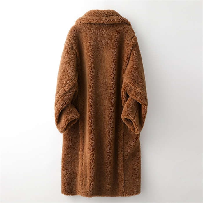 【2枚購入で100円OFF】ボアコート レディース ロングコート ボア コート 秋冬 アウター ダブル チェスター 折襟 ムートンコート もこもこ 高見え ボアジャケット ウール ファー 防風 オ