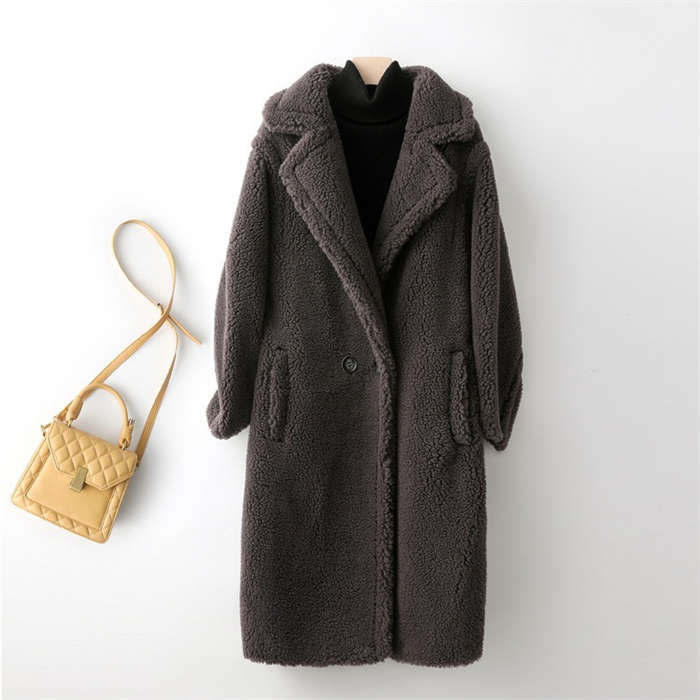 【2枚購入で100円OFF】ボアコート レディース ロングコート ボア コート 秋冬 アウター ダブル チェスター 折襟 ムートンコート もこもこ 高見え ボアジャケット ウール ファー 防風 オ