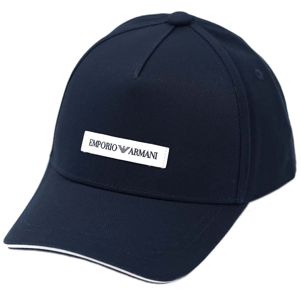 エンポリオアルマーニ EMPORIO ARMANI キャップ 帽子 ベースボールキャップ ネイビー 627921 CC991 00035