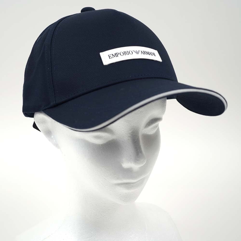 エンポリオアルマーニ EMPORIO ARMANI キャップ 帽子 ベースボールキャップ ネイビー 627921 CC991 00035