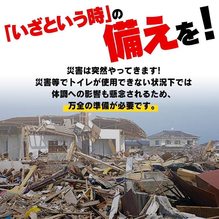 トイレ処理用凝固剤 100回分 NBTS-100 災害 震災 洪水 防災 避難 非常時 緊急 レジャ メガ割
