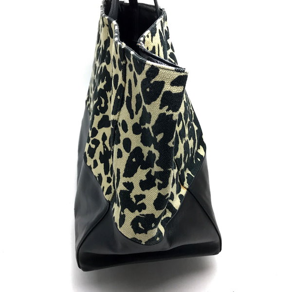 Qoo10] CELINE トートバッグ レオパード ホリゾンタル