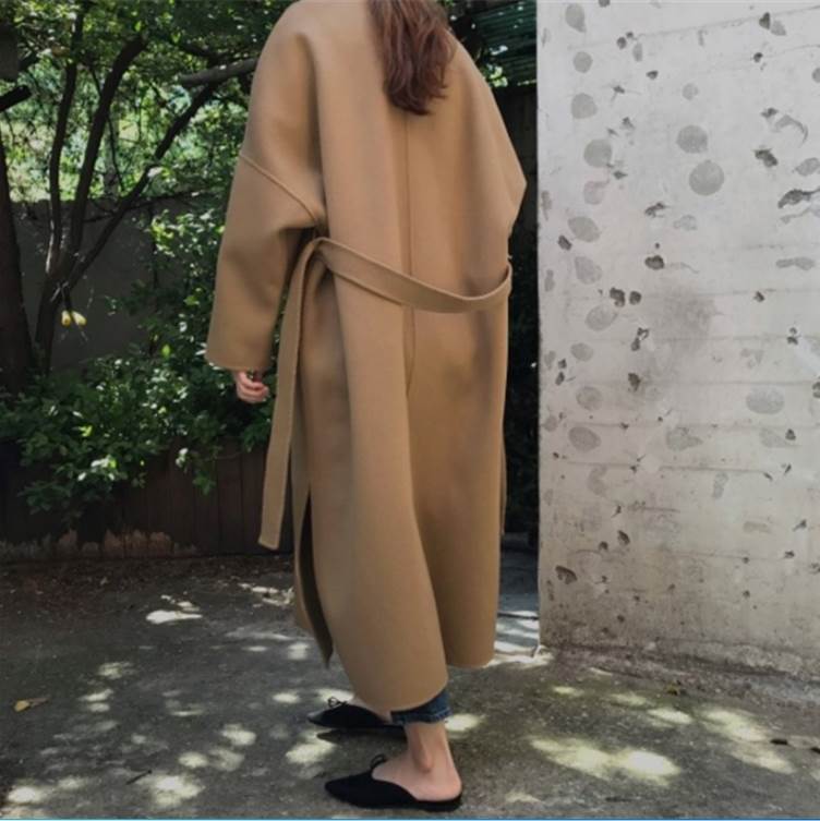 ロングコート ウール カーディガン ガウン ウエストマーク ノーカラー シンプル 紐 ベルト付き モード きれいめ シンプル Iライン カジュアル 普段使い かわいい 上品 暖かい 大人可愛い 韓国 ロングコート ウール カーディガン ガウン ウエストマーク ノーカラー シンプル 紐 ベルト付き モード きれいめ シンプル Iライン カジュアル 普段使い かわいい 上品 暖かい 大人可愛い 韓国