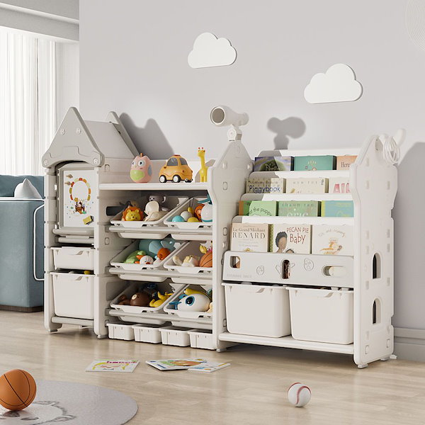 おもちゃ棚　　10日以内に発送 Amazon.co.jp: おもちゃ収納ラック おもちゃ箱 おもちゃ収納