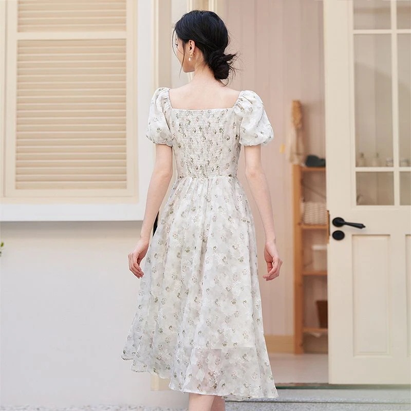 【急速出荷!】フレンチヴィンテージティーブレークドレスレディース新しい花の女の子のポッドスリーブ半袖織物ドレスワンピース パーティードレス パーティドレス ドレス ロングドレ パーティードレス 結婚式 【急速出荷!】フレンチヴィンテージティーブレークドレスレディース新しい花の女の子のポッドスリーブ半袖織物ドレスワンピース パーティードレス パーティドレス ドレス ロングドレ パーティードレス 結婚式
