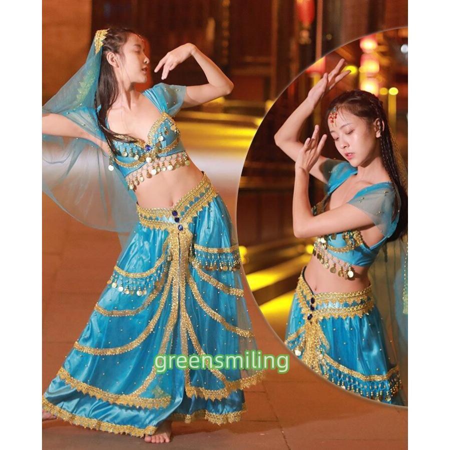 新しい子供用ダンスウェア アラビアン衣装 4点セット レディース アラジン ジャスミン風 ベリーダンス 衣装 練習着 レッスン着 イベント コスプレ 衣装 コスチューム 2枚購入で1883円OFF 新しい子供用ダンスウェア アラビアン衣装 4点セット レディース アラジン ジャスミン風 ベリーダンス 衣装 練習着 レッスン着 イベント コスプレ 衣装 コスチューム 2枚購入で1883円OFF